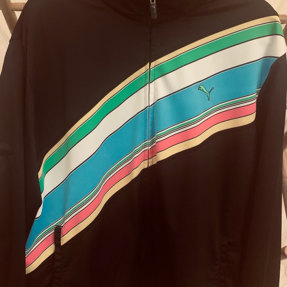 Puma Golf Limited Color Strip Track Jacket